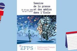 Role of the Free Press in Democracy Presentation in Red White and Blue Lined Graphic Style